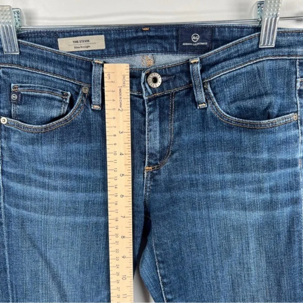 AG ADRIANO GOLDSCHMIED USA🇺🇸MADE THE STEVIE SLIM‎ STRAIGHT Jeans Size 26R